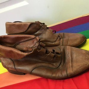 Prima Royale Vintage Brown Leather Ankle Boot